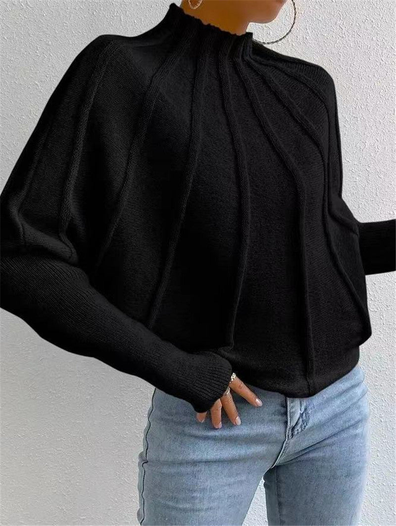 Isabella High Neck Knit Sweater