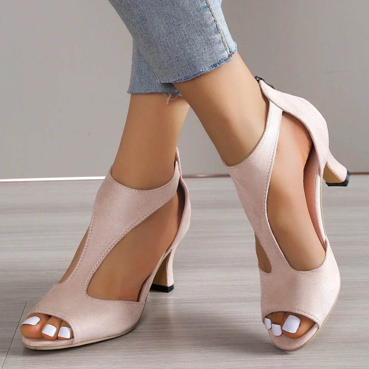 Cozy High-Heeled Shoes