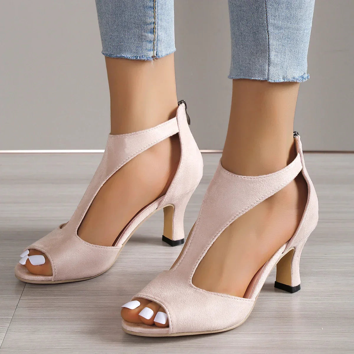 Cozy High-Heeled Shoes