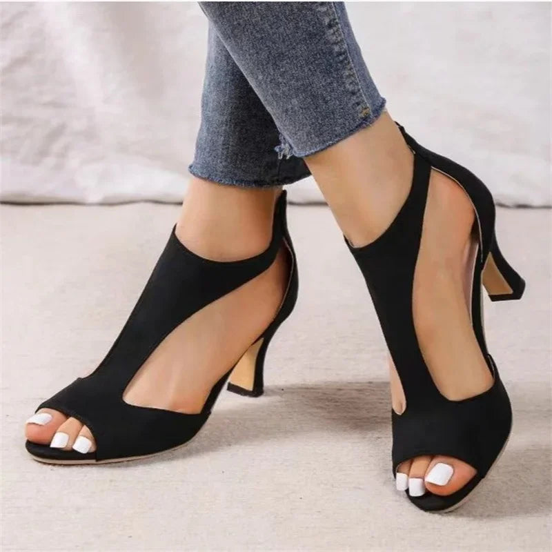 Cozy High-Heeled Shoes