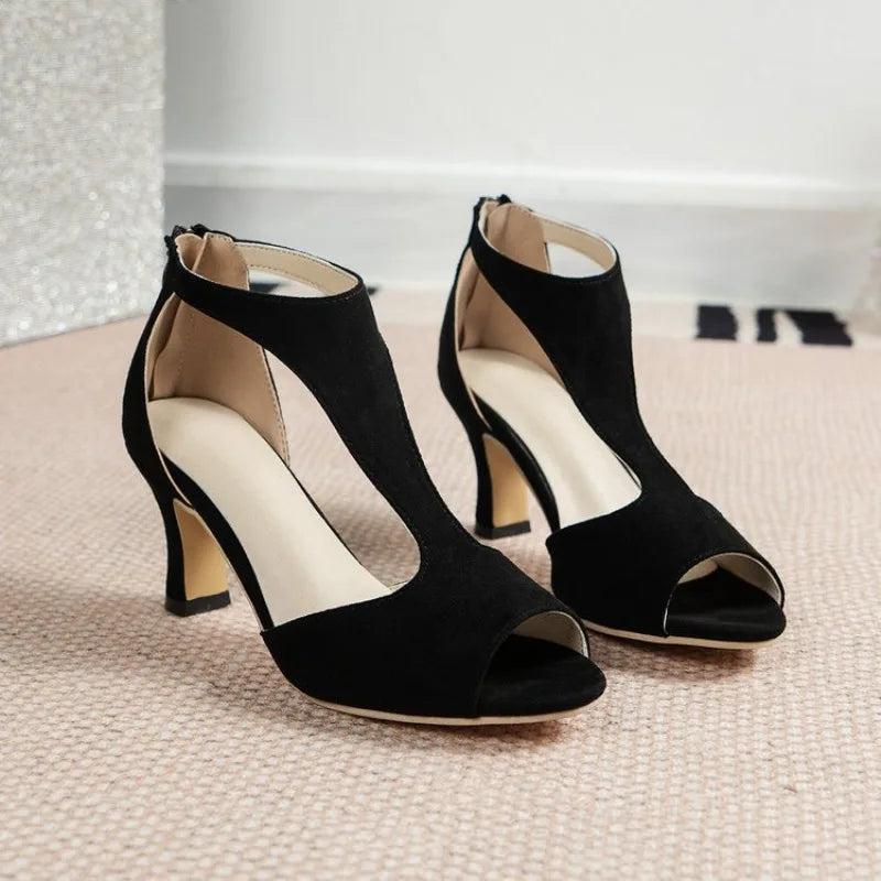 Cozy High-Heeled Shoes