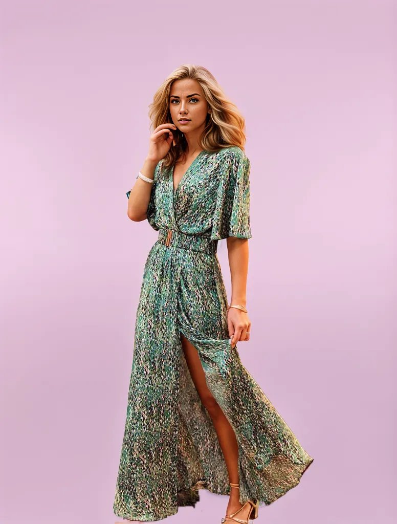 Mia | Elegant Maxi Wrap Dress