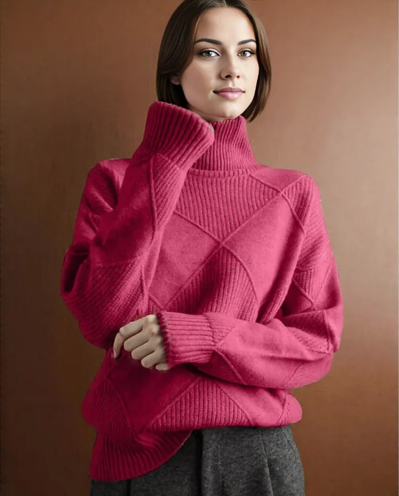 Amelia | Chic Women's Turtleneck Sweater for Ultimate Comfort