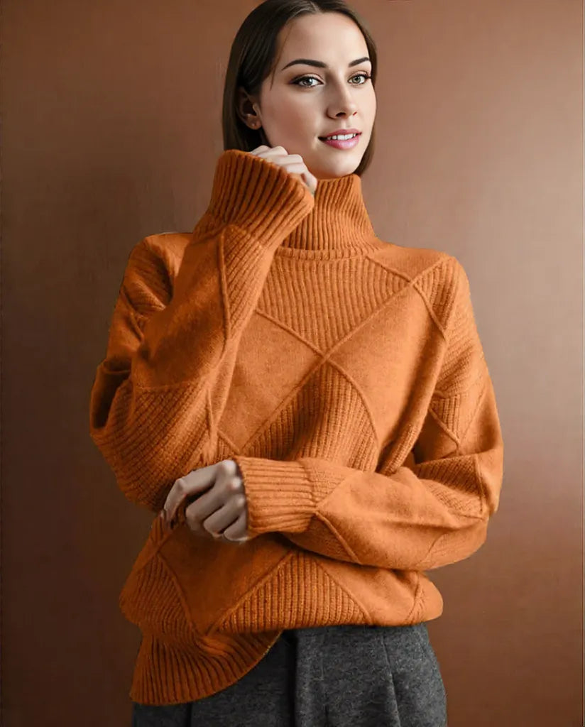 Amelia | Chic Women's Turtleneck Sweater for Ultimate Comfort